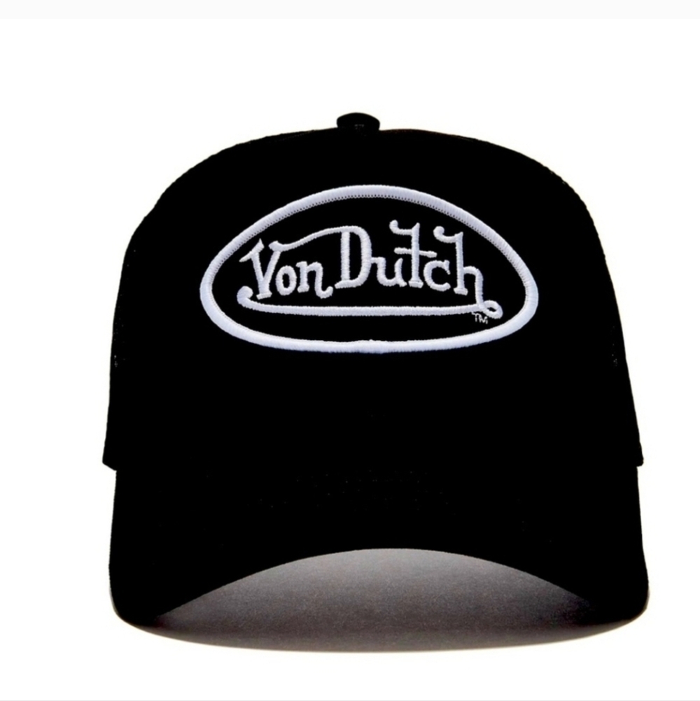 🖤▪️Von Dutch▪️ Black Iconic Trucker  Unisex Hat